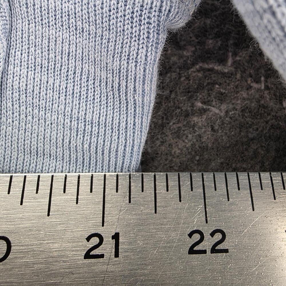 Tommy Bahama Hoodie Mens L Blue Full Zip Hooded Pockets Knit Pineapple Logo - Picture 3 of 8